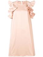 Lardini Flared Sleeveless Dress - Neutrals