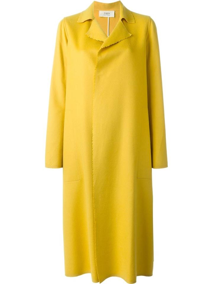 Ports 1961 Frayed Edge Long Coat