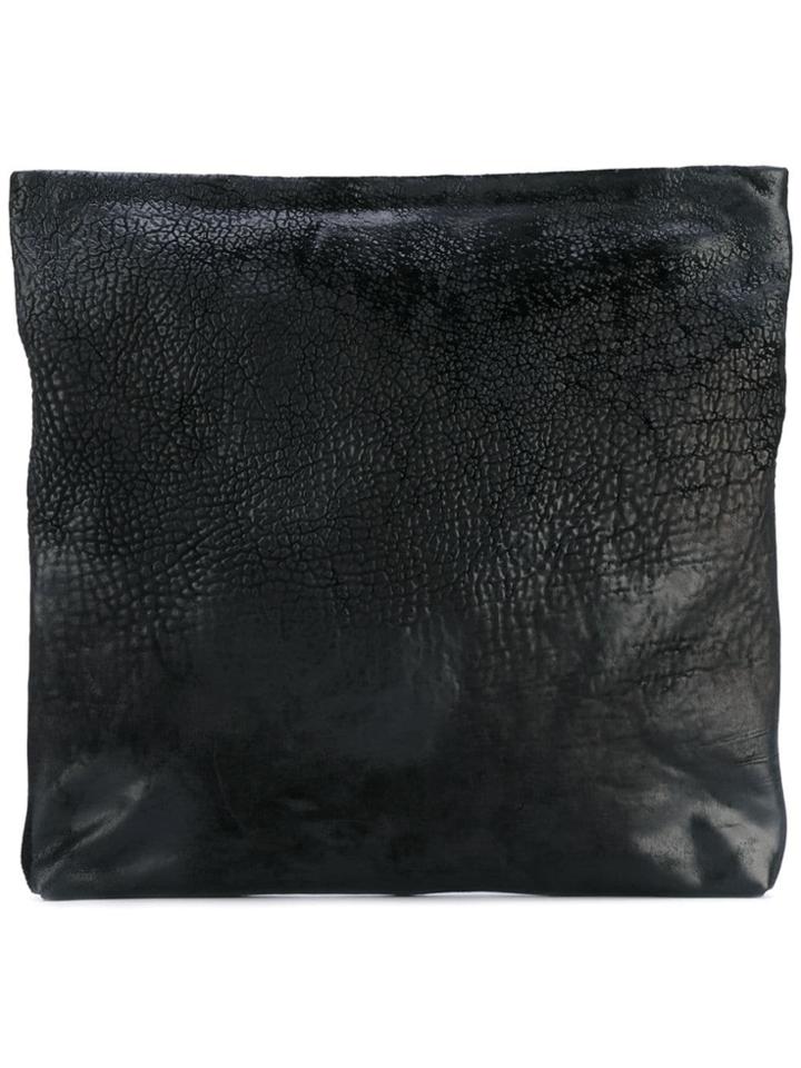 The Last Conspiracy Large Reversed Clutch - Black