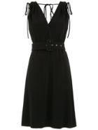 Nk Collection Short Sleeveless Dress - Black