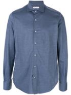 Loro Piana Long-sleeve Fitted Shirt - Blue