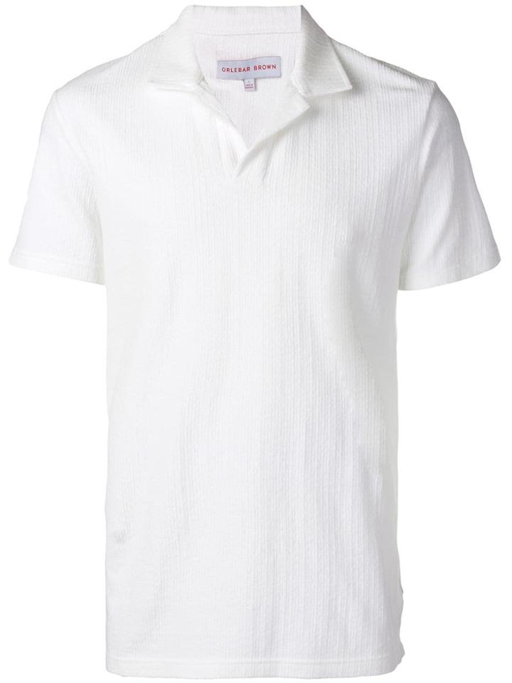 Orlebar Brown Terry Polo Shirt - White