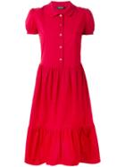 Twin-set - Shirt Dress - Women - Cotton/spandex/elastane - 46, Women's, Red, Cotton/spandex/elastane