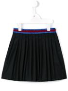 Gucci Kids Metallic Trim Pleated Skirt, Girl's, Size: 8 Yrs, Blue
