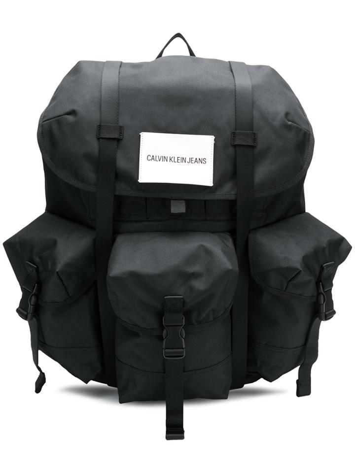 Calvin Klein Jeans Large Cargo Backpack - Black