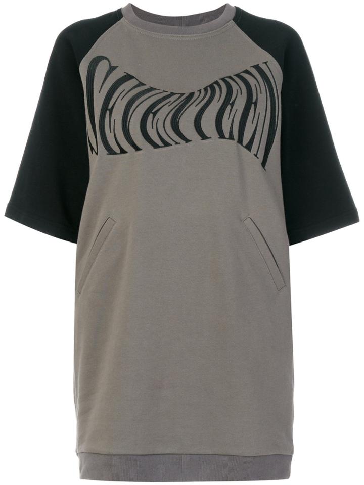 Ktz Seventeen Sweatshirt Dress - Grey