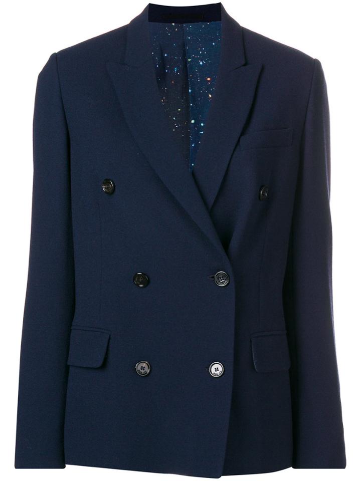 Golden Goose Deluxe Brand Oversized Double Breasted Blazer - Blue