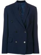 Golden Goose Deluxe Brand Oversized Double Breasted Blazer - Blue