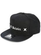 Marcelo Burlon County Of Milan - Patch Embellished Cap - Men - Acrylic/wool/polyester/zinc - One Size, Black, Acrylic/wool/polyester/zinc