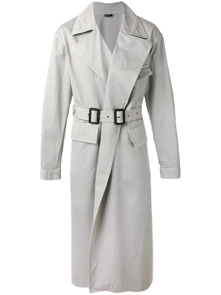 Jil Sander - Montreal Sport Trench Coat - Men - Cotton - 46, Grey, Cotton