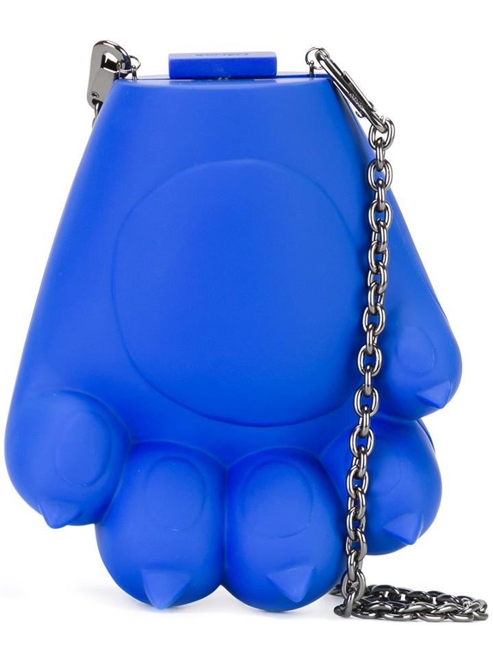 Kenzo 'tiger Paw' Clutch Bag, Women's, Blue