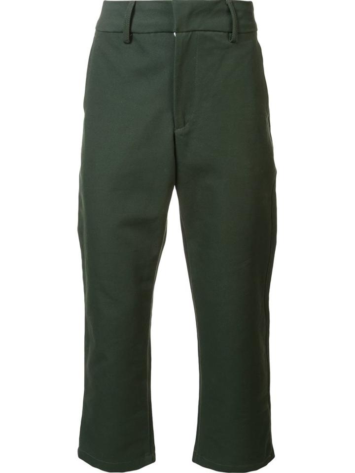 Bristol Cropped Trousers, Men's, Size: Xl, Green, Cotton