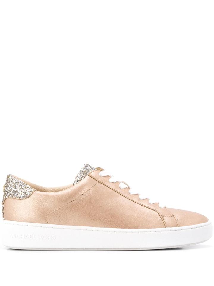 Michael Michael Kors Irving Glitter Sneakers - Brown