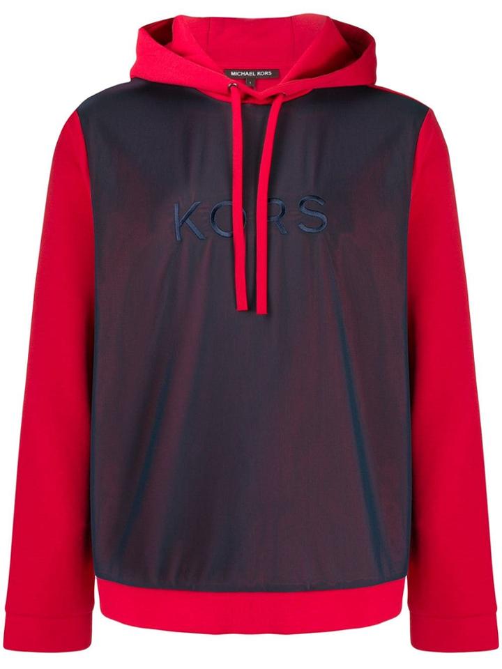 Michael Kors Collection Mesh-panelled Sweatshirt - Red