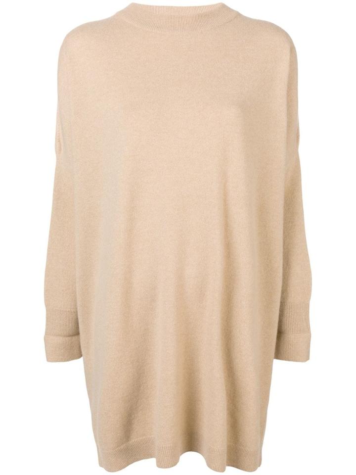 Dusan Oversized Sweater Dress - Nude & Neutrals
