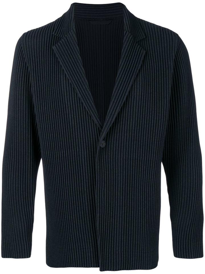 Homme Plissé Issey Miyake Micro Pleated Jacket - Black