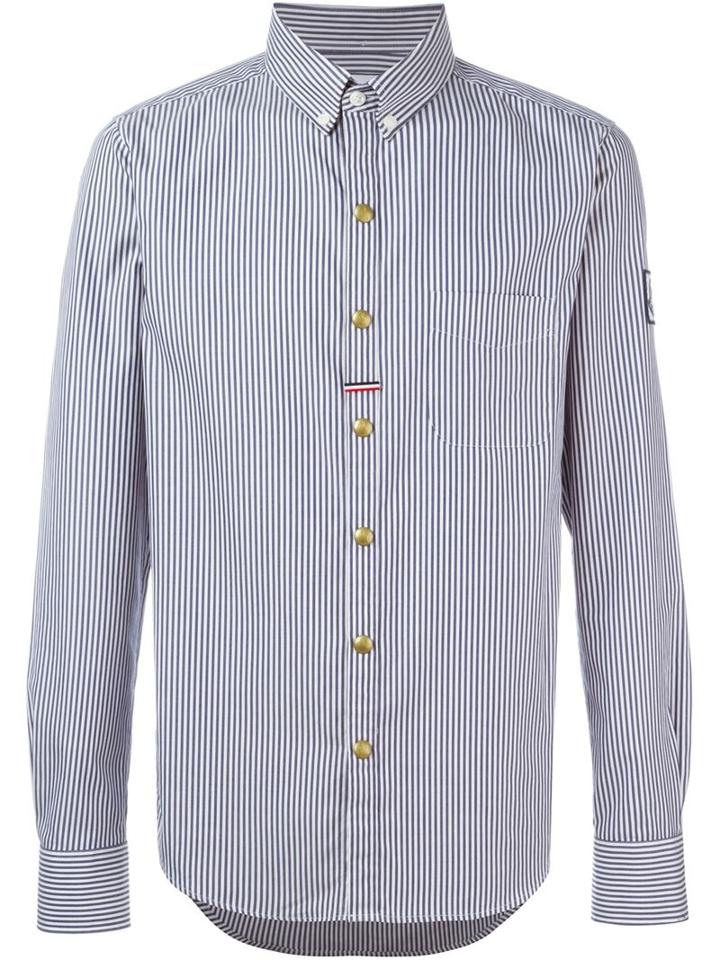 Moncler Gamme Bleu Striped Shirt