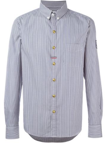 Moncler Gamme Bleu Striped Shirt