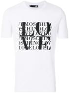 Love Moschino Logo Patch T-shirt - White