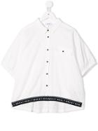 Dkny Kids Logo Print Band Shirt - White