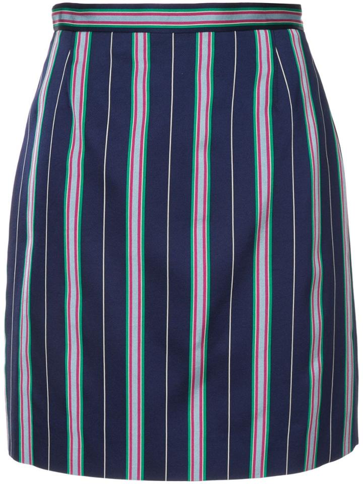 Nina Ricci Striped Skirt - Blue