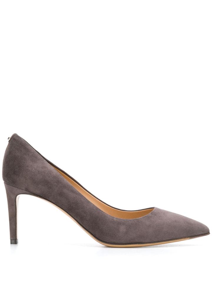 Salvatore Ferragamo Pointy Toe Pumps - Grey
