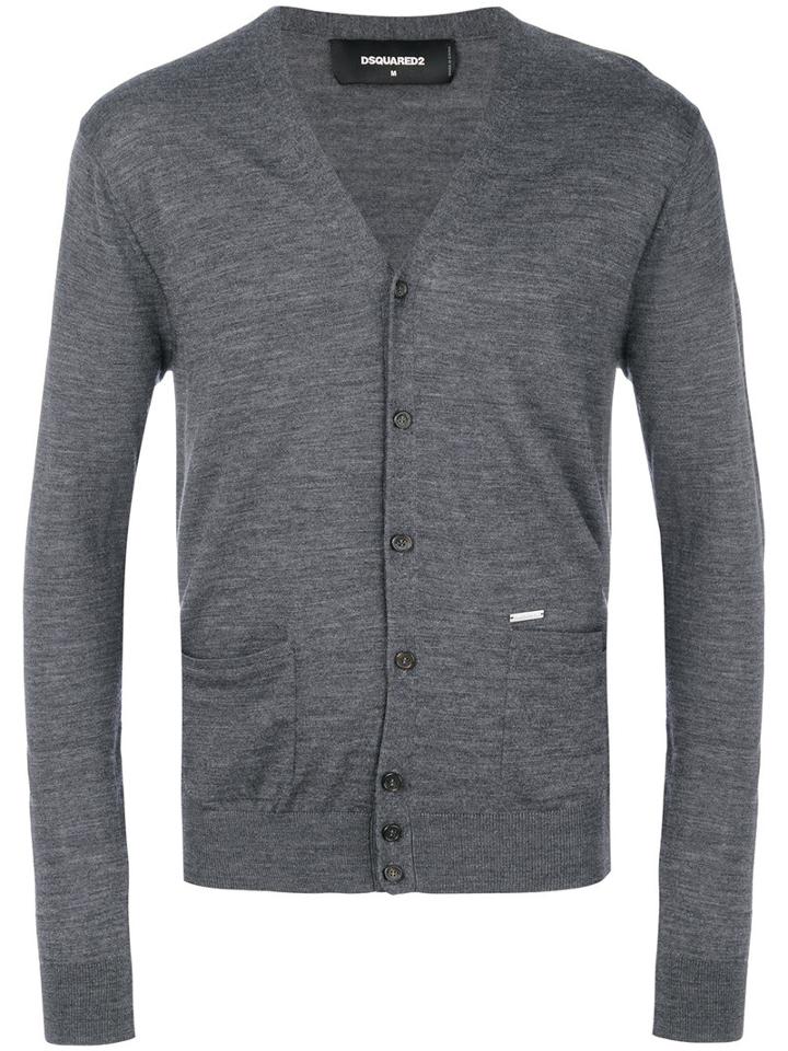 Dsquared2 - Classic Cardigan - Men - Wool - Xl, Grey, Wool