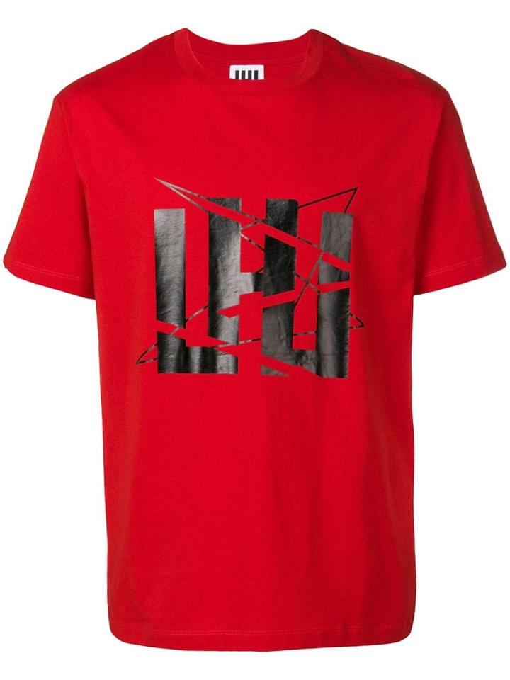 Les Hommes Urban Logo Print T-shirt - Red