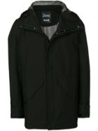 Herno Trylayer Hooded Jacket - Black