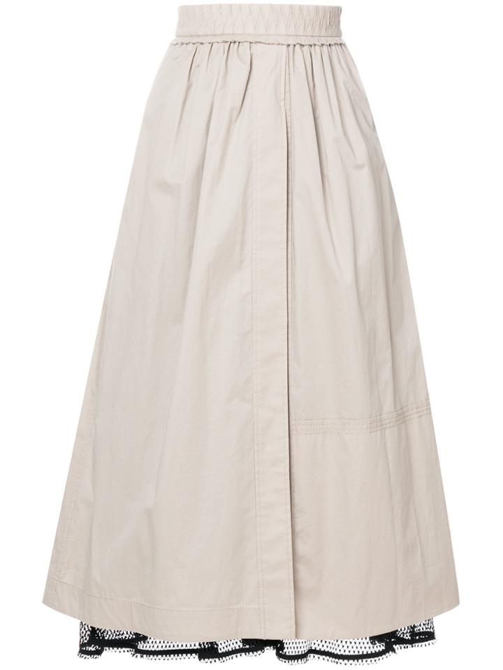 Dorothee Schumacher Lace Underlayer Skirt - Nude & Neutrals