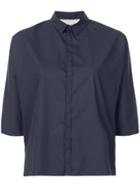 Stephan Schneider Concealed Fastening Short Sleeve Shirt - Blue
