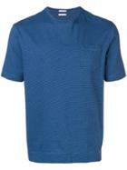 Massimo Alba Micro Striped T-shirt - Blue