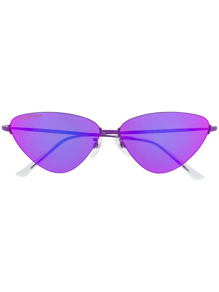 Balenciaga Invisible Cat Sunglasses - Purple