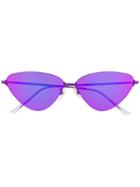 Balenciaga Invisible Cat Sunglasses - Purple