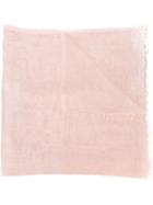 Faliero Sarti Frayed Edge Scarf, Women's, Pink/purple, Silk/modal