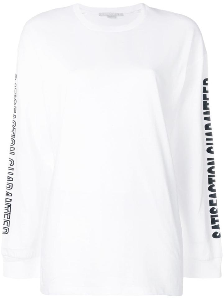 Stella Mccartney Slogan Sweatshirt - White