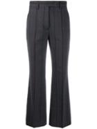 Acne Studios Fitted Flared Trousers - Grey