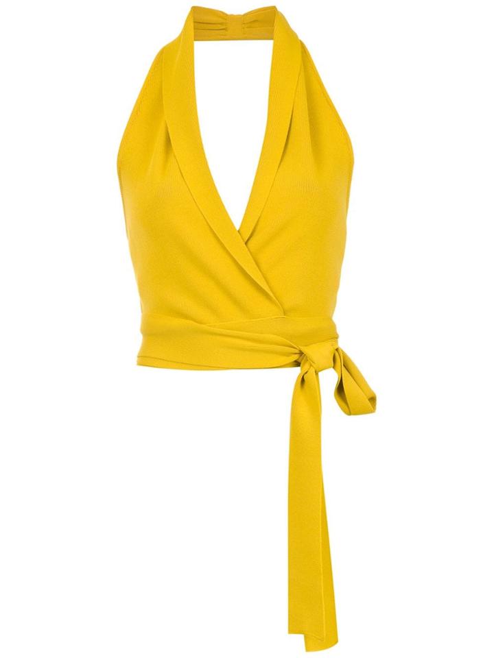 Egrey Cropped Top - Yellow