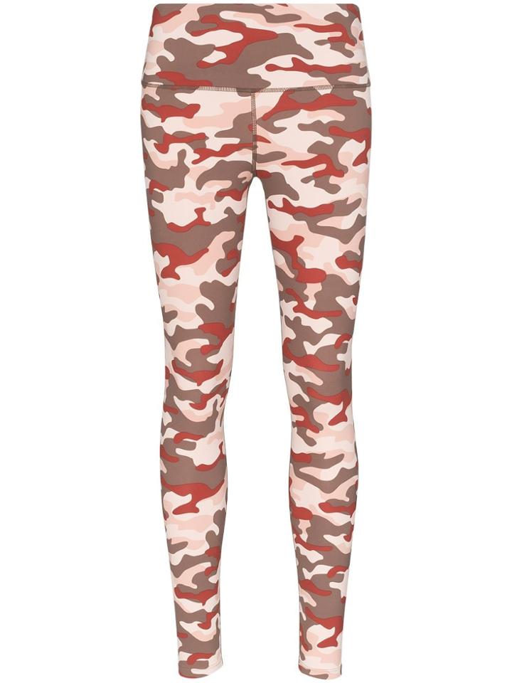 Varley Varley Ombre Camo Print Legngs - Pink