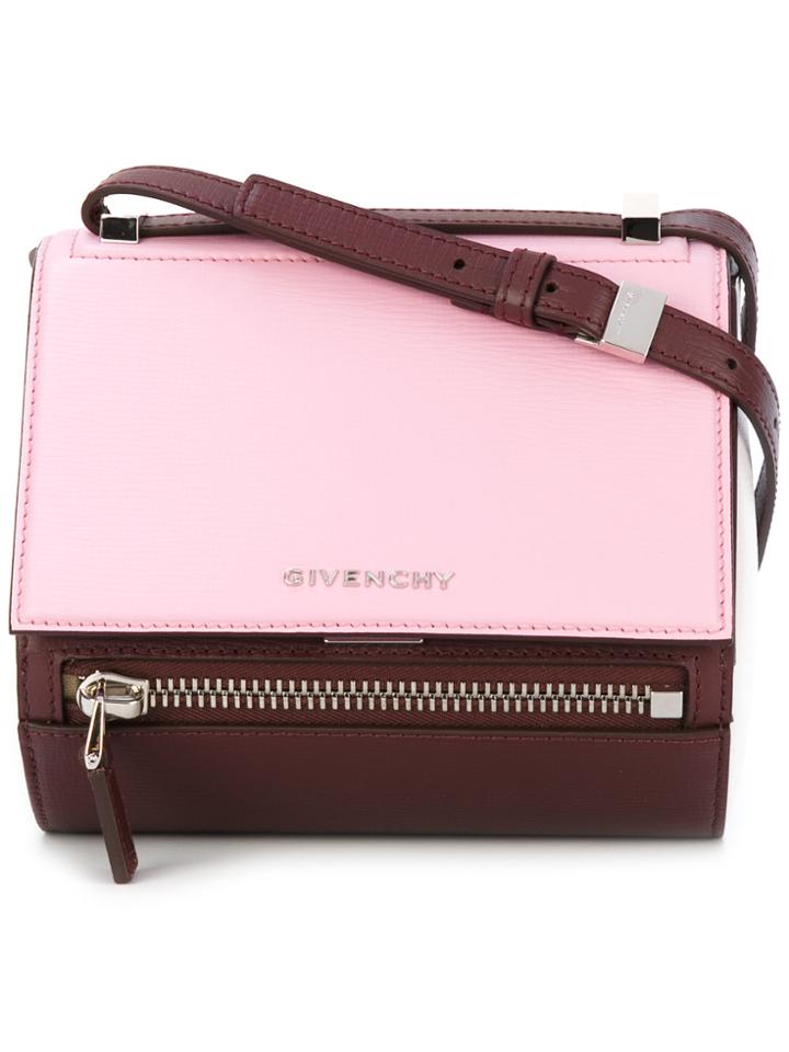 Givenchy Mini Pandora Box Shoulder Bag - Brown