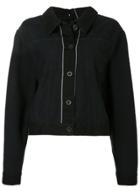Unravel Project Backwards Button-up Shirt - Black
