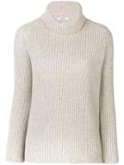 Liska Roll Neck Sweater - Nude & Neutrals