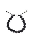 Nialaya Jewelry Beaded Bracelet, Men's, Size: Xxl, Black