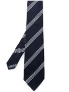 Etro Diagonal Stripes Tie - Blue