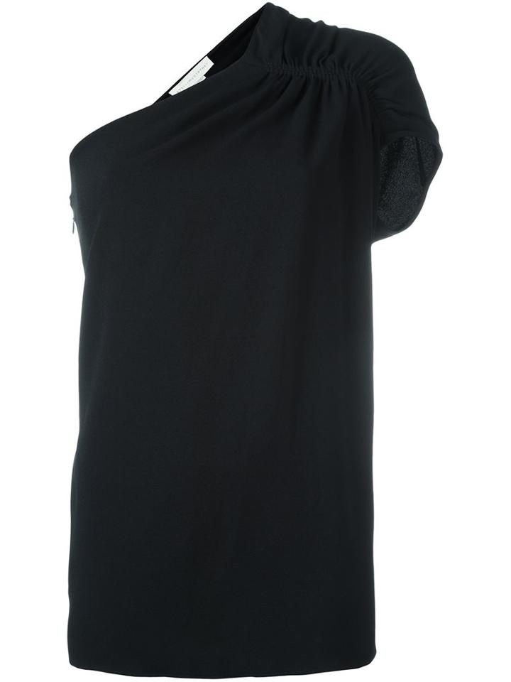 Stella Mccartney One Shoulder Ruffle Top