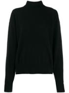Circus Hotel Cut Out Back Sweater - Black