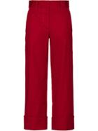 Prada Straight-leg Trousers - Red