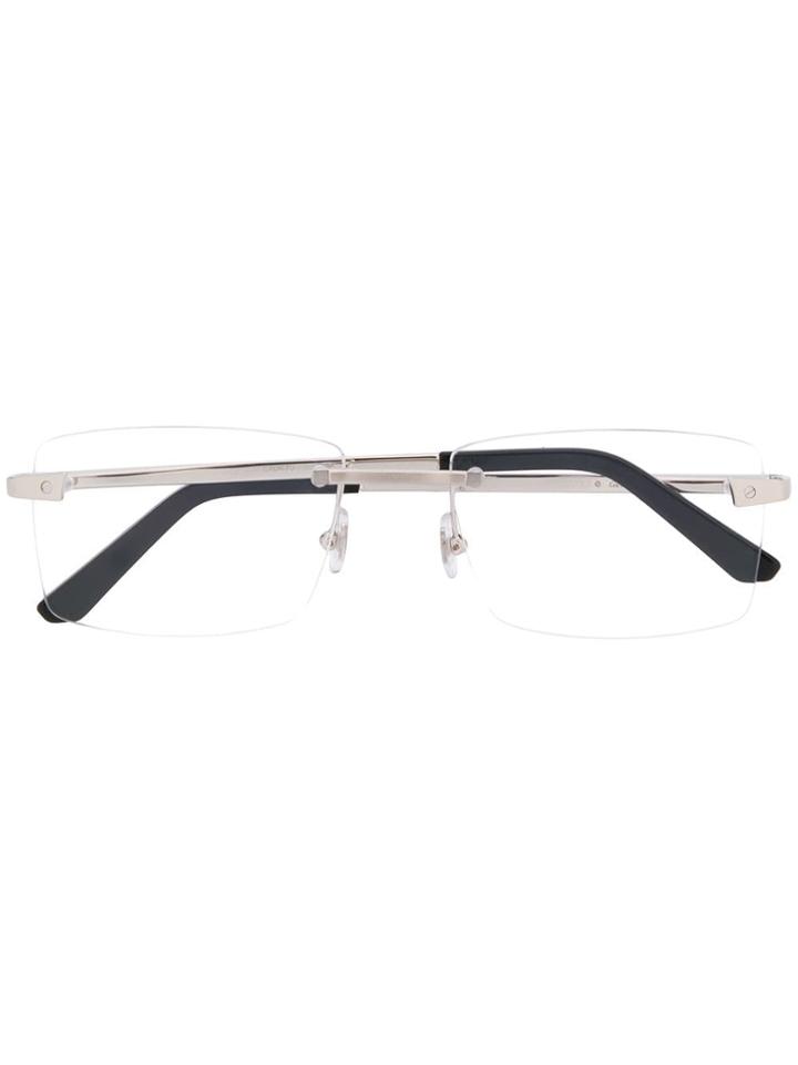 Cartier Rimless Glasses - Silver
