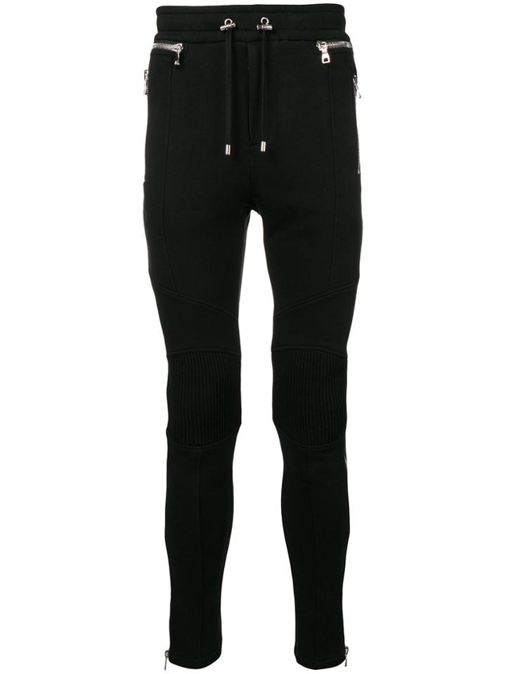 Balmain Skinny Sweatpants - Black