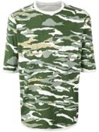 Maharishi Camouflage Print T-shirt, Men's, Size: Large, Green, Cotton